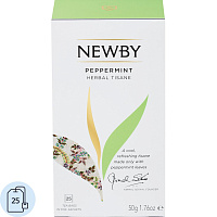 Чай травяной Newby Peppermint 25 пакетиков фото Чай травяной Newby Peppermint 25 пакетиков