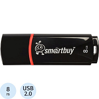 Флешка USB 2.0 8 ГБ Smartbuy Crown (SB8GBCRW-K) фото Флешка USB 2.0 8 ГБ Smartbuy Crown (SB8GBCRW-K)