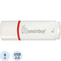 Флешка USB 2.0 8 ГБ Smartbuy Crown (SB8GBCRW-W) фото Флешка USB 2.0 8 ГБ Smartbuy Crown (SB8GBCRW-W)