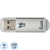 Флешка USB 2.0 16 ГБ Smartbuy V-Cut (SB16GBVC-S) фото Флешка USB 2.0 16 ГБ Smartbuy V-Cut (SB16GBVC-S)