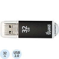 Флешка USB 2.0 32 ГБ Smartbuy V-Cut (SB32GBVC-K) фото Флешка USB 2.0 32 ГБ Smartbuy V-Cut (SB32GBVC-K)