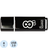 Флешка USB 2.0 8 ГБ Smartbuy Glossy Series (SB8GBGS-K) фото Флешка USB 2.0 8 ГБ Smartbuy Glossy Series (SB8GBGS-K)