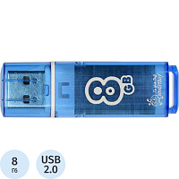 Флешка USB 2.0 8 ГБ Smartbuy Glossy Series (SB8GBGS-B) фото Флешка USB 2.0 8 ГБ Smartbuy Glossy Series (SB8GBGS-B)