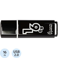 Флешка USB 2.0 16 ГБ Smartbuy Glossy Series (SB16GBGS-K) фото Флешка USB 2.0 16 ГБ Smartbuy Glossy Series (SB16GBGS-K)