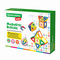 Магнитный конструктор MAGNETIC BLOCKS-26, 26 деталей, BRAUBERG KIDS, 663844 фото Магнитный конструктор MAGNETIC BLOCKS-26, 26 деталей, BRAUBERG KIDS, 663844