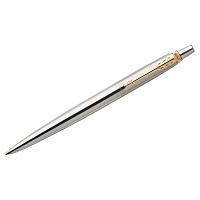 Ручка шариковая Parker Jotter GT цвет чернил синий, цвет корпуса серебристый (артикул производителя 1953182) фото Ручка шариковая Parker Jotter GT цвет чернил синий, цвет корпуса серебристый (артикул производителя 1953182)