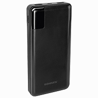 Аккумулятор внешний 20000 mAh SONNEN POWERBANK Q60P БЫСТРАЯ ЗАРЯДКА, 2 USB, литий-полимерный, 263033 фото Аккумулятор внешний 20000 mAh SONNEN POWERBANK Q60P БЫСТРАЯ ЗАРЯДКА, 2 USB, литий-полимерный, 263033