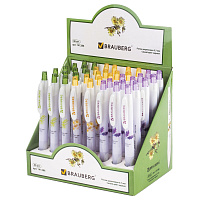 Ручка шариковая автоматическая с грипом BRAUBERG "Herb Time", СИНЯЯ, корпус ассорти, узел 0,7 мм, линия письма 0,35 мм, 141286 фото Ручка шариковая автоматическая с грипом BRAUBERG "Herb Time", СИНЯЯ, корпус ассорти, узел 0,7 мм, линия письма 0,35 мм, 141286