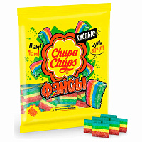Мармелад жевательный CHUPA CHUPS (Чупа-Чупс) "Кислые фансы", 70 г, пакет фото Мармелад жевательный CHUPA CHUPS (Чупа-Чупс) "Кислые фансы", 70 г, пакет