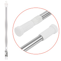 Карниз штанга для ванной телескопический 110-200 см, нержавеющая сталь, PRIMILA (ПРИМИЛА), 700108