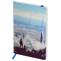 Записная книжка А6 80л. ЛАЙТ, кожзам, Greenwich Line "New city", с резинкой, тиснение фольгой, блок в клетку фото Записная книжка А6 80л. ЛАЙТ, кожзам, Greenwich Line "New city", с резинкой, тиснение фольгой, блок в клетку