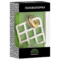Головоломка металлическая большая ТРИ СОВЫ "Лабиринт", 3 уровень сложности фото Головоломка металлическая большая ТРИ СОВЫ "Лабиринт", 3 уровень сложности