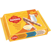 Вафельные трубочки Яшкино со вкусом сгущенного молока 190 г фото Вафельные трубочки Яшкино со вкусом сгущенного молока 190 г