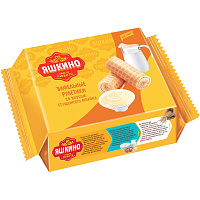 Вафельные рулетики Яшкино со вкусом сгущенного молока 160 г фото Вафельные рулетики Яшкино со вкусом сгущенного молока 160 г