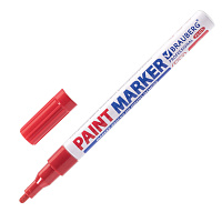 Маркер-краска лаковый (paint marker) 2 мм, КРАСНЫЙ, НИТРО-ОСНОВА, алюминиевый корпус, BRAUBERG PROFESSIONAL PLUS, 151440 фото Маркер-краска лаковый (paint marker) 2 мм, КРАСНЫЙ, НИТРО-ОСНОВА, алюминиевый корпус, BRAUBERG PROFESSIONAL PLUS, 151440