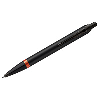 Ручка шариковая Parker IM Professionals Flame Orange BT цвет чернил синий, цвет корпуса черный (артикул производителя 2172946) фото Ручка шариковая Parker IM Professionals Flame Orange BT цвет чернил синий, цвет корпуса черный (артикул производителя 2172946)