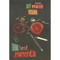 Тетрадь общая Kroyter For best moments А4 48 листов в клетку на скрепке (обложка с рисунком)