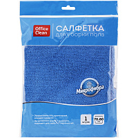 Тряпка для мытья пола OfficeClean "Премиум", микрофибра, 70*80см, индивид. упаковка фото Тряпка для мытья пола OfficeClean "Премиум", микрофибра, 70*80см, индивид. упаковка