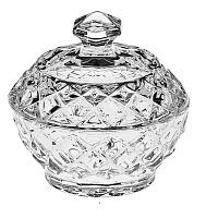 Сахарница хрустальная Diamond 9.6х9.6 см фото Сахарница хрустальная Diamond 9.6х9.6 см