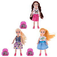 КУКЛА "Alisa Little Love", НАБОР, с портфелем, 14,4 см, АССОРТИ, 3 вида, 1TOY фото КУКЛА "Alisa Little Love", НАБОР, с портфелем, 14,4 см, АССОРТИ, 3 вида, 1TOY