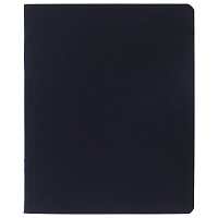 Тетрадь А5 48 л., HATBER, скоба, клетка, Soft-touch ламинация, SoloMatte "Черный бархат", 092723, 48Т5лВ1