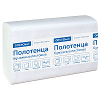 Полотенца бумажные OfficeClean(Z-сл) (Н2), 2-слойные, 200 л/пач., 22,5*21,3 см, тиснение, белые фото Полотенца бумажные OfficeClean(Z-сл) (Н2), 2-слойные, 200 л/пач., 22,5*21,3 см, тиснение, белые