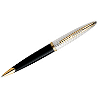 Ручка шариковая Waterman "Carene Black Deluxe GT", синяя, 1,0мм, подарочная упаковка фото Ручка шариковая Waterman "Carene Black Deluxe GT", синяя, 1,0мм, подарочная упаковка