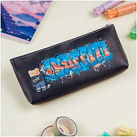 Пенал мягкий 200*85*30 MESHU "Graffiti", искусственная кожа фото Пенал мягкий 200*85*30 MESHU "Graffiti", искусственная кожа