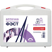 Аптечка первой помощи офисная ФЭСТ (пластиковый бокс, 1016)