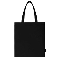 Сумка шоппер BRAUBERG, канвас, 40х35 см, черный, 271896