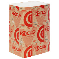 Салфетки 200 шт., FOCUS (Система N4) Premium, 2-слойные, КОМПЛЕКТ 15 шт., 23х16,8 см, V-сложение, белые, 5083738