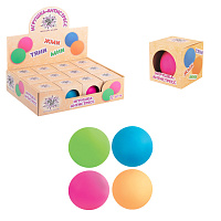 Игрушка-антистресс "ШАР", 7 см, ассорти 4 цвета, дисплей, JOLLY JOT (ДЖОЛЛИ ДЖОТ), 665811 фото Игрушка-антистресс "ШАР", 7 см, ассорти 4 цвета, дисплей, JOLLY JOT (ДЖОЛЛИ ДЖОТ), 665811