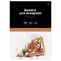Папка для акварели, с эскизом, 10л., А4 BG "Животные", 180г/м2 фото Папка для акварели, с эскизом, 10л., А4 BG "Животные", 180г/м2