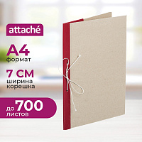 Папка архивная Attache А4 70 мм бумвинил до 700 листов из переплетного картона фото Папка архивная Attache А4 70 мм бумвинил до 700 листов из переплетного картона