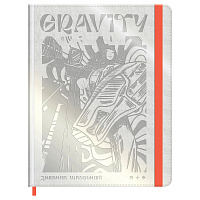 Дневник 1-11 кл. 48л. (твердый) BG "Gravity", иск. кожа, блинтовое тиснение, ляссе, на резинке фото Дневник 1-11 кл. 48л. (твердый) BG "Gravity", иск. кожа, блинтовое тиснение, ляссе, на резинке