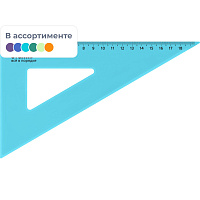 Треугольник Стамм Neon Cristal 18 см 90/60/30 градусов пластиковый в ассортименте фото Треугольник Стамм Neon Cristal 18 см 90/60/30 градусов пластиковый в ассортименте