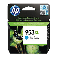 Картридж струйный HP 953XL F6U16AE голубой оригинальный повышенной ёмкости