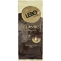 Кофе молотый Lebo Classic 100 г (пакет) фото Кофе молотый Lebo Classic 100 г (пакет)
