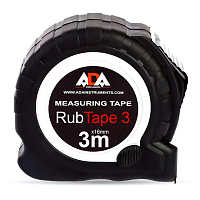 Рулетка ADA RubTape 3 3м x 16мм с фиксатором (А00155) фото Рулетка ADA RubTape 3 3м x 16мм с фиксатором (А00155)