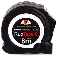 Рулетка ADA RubTape 8 8м x 25мм с фиксатором (А00157) фото Рулетка ADA RubTape 8 8м x 25мм с фиксатором (А00157)