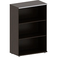 Стеллаж для документов Комус Мебель Сатурн-Д (венге, 802x420x1232 мм)