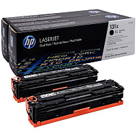 Картридж лазерный HP 131X CF210XD черный оригинальный повышенной емкости (двойная упаковка) фото Картридж лазерный HP 131X CF210XD черный оригинальный повышенной емкости (двойная упаковка)