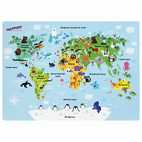 Настольное покрытие ЮНЛАНДИЯ, А3+, пластик, 46x33 см, "Map", 272370 фото Настольное покрытие ЮНЛАНДИЯ, А3+, пластик, 46x33 см, "Map", 272370