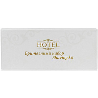 Бритвенный набор Hotel картон (крем для бритья, станок, 200 штук в упаковке) фото Бритвенный набор Hotel картон (крем для бритья, станок, 200 штук в упаковке)