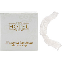 Шапочка для душа Hotel картон (250 штук в упаковке) фото Шапочка для душа Hotel картон (250 штук в упаковке)