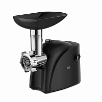 Мясорубка BQ (БИ-КЬЮ) MG2001, 1400 Вт, производительность 1,6 кг/мин, 1 насадка, реверс, черный, 86195850 фото Мясорубка BQ (БИ-КЬЮ) MG2001, 1400 Вт, производительность 1,6 кг/мин, 1 насадка, реверс, черный, 86195850