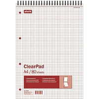 Блокнот Attache Selection Clear Pad А4 80 листов без линовки белый на спирали (205х305 мм) фото Блокнот Attache Selection Clear Pad А4 80 листов без линовки белый на спирали (205х305 мм)