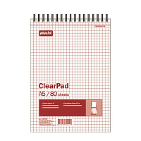 Блокнот Attache Selection Clear Pad А5 80 листов без линовки белый на спирали (145х215 мм) фото Блокнот Attache Selection Clear Pad А5 80 листов без линовки белый на спирали (145х215 мм)