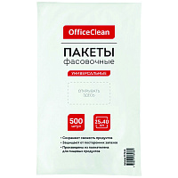 Пакеты фасовочные (500шт.) OfficeClean, ПНД, 25*40см, 7мкм, евроупаковка фото Пакеты фасовочные (500шт.) OfficeClean, ПНД, 25*40см, 7мкм, евроупаковка