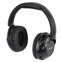 Наушники беспроводные полноразмерные складные раздвижные CROMEX (КРОМЕКС) HP-043B, Bluetooth 5.4, черные, 514119